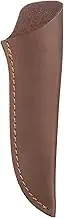 uxcell Leather Knife Sheath 6.54" x 1.97" Leather Pocket Knife Sheath with Hole for Folding Knife Camping Hunting Outdoors, Deep Brown