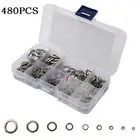 9 Sizes Spring Lock Washer Lock M2-Split Lock Washer Assortment Set