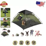 Quick Setup Cat Play Tent - Ideal for Indoor/Outdoor Use with Zipper Access