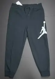 AIR JORDAN MEN'S PANTS LARGE - JUMPMAN LOGO SWEATPANTS - BLACK DA6803 010 NIKE 1