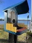 Picket Fence Accessory for Bird Buddy Feeder (Yellow)
