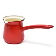 Coffee Culture Enamel 450ml Turkish Coffee Pot Maker Stovetop Brewing Red