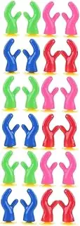 BESPORTBLE 24 Pcs Helmet Suction Cup Double Sides Tape Clothes Tape Double Sided Motorcycle Helmet Decoration Helmet Decoration Accessories para Bicicletas Antler Decor Horns Sucker 3D
