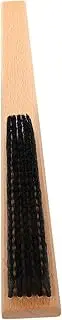 Beavorty Bristle Coat Brush with Wood Handle Dual Use Clothing and Hat Cleaning Tool Efficient Lint Remover for for Home and Hotel Use