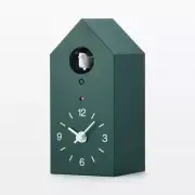 MUJI Cuckoo clock Green MJ-CCDS1 W95mm D108 H204mm From JPN New