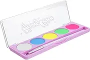 Face Body Paint Kit Water-based Paint With Brush Glow In The Dark Neon Body Painting Palette Makeup Palette For Halloween Cosplay Parties Theater And Stage