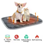 Self Warming Pet Mat Thermal Extra Warm Puppy Pad Washable Anti-Slip Kennel Mat