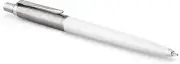 Parker Jotter Originals Ballpoint Pen, Classic White Finish, Medium Point, Blue
