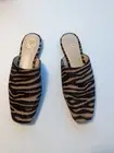 NiB Vince Camuto 7M Larsina Ventura Tiger Mule Slide Flats Animal Print