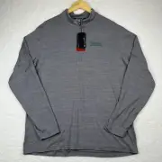 NWT Travis Mathew Pullover Waterlefe Golf XL Havasu 1/4 zip Sleet Grey