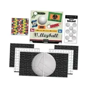 Go Big Volleyball Themed Paper and Stickers Scrapbook Kit , 12 inch by 12 inch