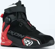 Ixon Bull 2 Waterproof Motocycle Shoes, black-white-red, Size 47 for Men Black White Red