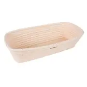 NEW Bakemaster Proving Rectangle Loaf Basket 30x8.5x15.5cm