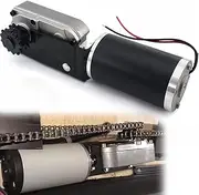 QHHR R25075 Gear Motor Slide Out Motor Drive with R25076-1 Gearbox for Slideout 13 Tooth Sprocket for RV Trailer Replace ‎225008