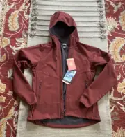 Outdoor Research Ferrosi Grid Soft Shell Hooded Jacket Womens L madder Red NEW
