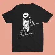 SRV Stevie Ray Vaughan Number one Short Sleeve Cotton Men T-shirt E512