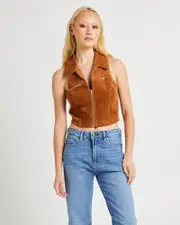 Lori Vest Caramel Cord