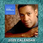 Denzel Washington Calendar 2025, Denzel Washington Celebrity 2025 Wall Calendar