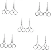 Sets Stainless Steel Nose Hair Scissors Eyebrow Trimmer Precision Cutting Women's Beauty Tool Pcs