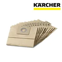 在飛比找松果購物優惠-【KARCHER 德國凱馳】配件 集塵紙袋10入 適用T12