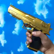 Desert Eagle Mechanical Pistol Shell Ejection Soft Bullet Toy Gun