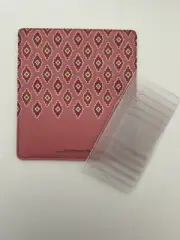 Dena Designs Haute Girls Moroccan Pink Checkbook Leather Cover