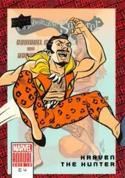 KRAVEN THE HUNTER / 2018-2019 MARVEL ANNUAL (Upper Deck) BASE Trading Card #64