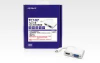 在飛比找Yahoo!奇摩拍賣優惠-Uptech 登昌恆 TC107 Type-C 轉 VGA 