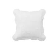 Bianca Elegance Cordelia White Square Cushion