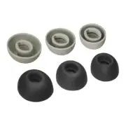 3Pairs Silicone Ear Tips Earcaps Replacement For In Ear Earphones Eartips Set