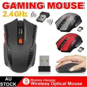 Wireless Optical Mouse 2.4GHz USB Receiver Gaming Mouse Mice PC Gaming Laptop