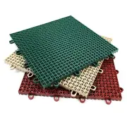 FlooringInc Rugged Grip-Loc Tiles, Outdoor Patio, Deck & Kitchen Tiles