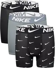 [Nike] Boy's Dri-Fit™ Boxers 3-Pack (Big Kids) Camo LG (14-16 Big Kid)