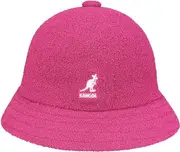 Kangol Bermuda Casual Bucket Hat Terry Towelling Cap Summer Camp - Electric Pink