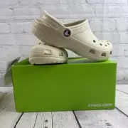Crocs Classic Crush Clog Bone Size Men 4 Women 6 (10001-2Y2) New With Tags