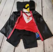 Build A Bear Vampire Dracula Outfit Costume Rare