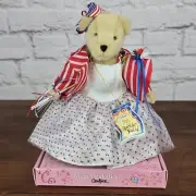 Muffy Vanderbear Couture Muffy Sparkler Ball plush teddy bear doll patriotic