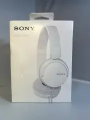 Sony : On Ear Headphones White Compact Folding Tangle-free MDR-ZX110