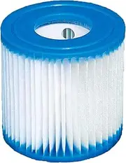 Intex 29007E Type H Pool Filter Cartridge Filter Pumps – Easy-to-Clean – Dacron Paper – Efficient Filtration – Single Pack