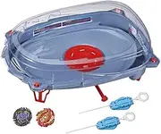 Beyblade Burst - Speedstorm - Motor Strike Battle Set - Motorized Beystadium - 2 Battling Tops - Lucius Endbringer and Hyperion Flamebringer - 2 Launchers - Toys for Kids - Boys and Girls - Ages 8+