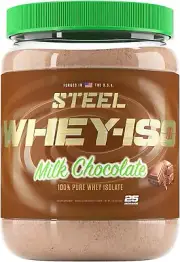 Whey-ISO Whey Protein Isolate Powder Supplement Supports Lean Muscle Gains (Milk