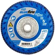 Norton 66623399146 5x5/8-11” BlueFire R884P ZA Type 27 Flap Discs 60 Grit 10 pk