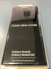 Genuine Samsung Galaxy Note10 / Note10 5G Clear View Cover/Case Slim - Black