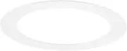 uxcell 1-Pack Goof Rings for 2 Inch Recessed Lights, 2.2" ID 3" OD Durable Steel Trim Ring Flush Mount White Can Light Trim Ring Cover for Ceiling Can Downlights