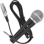 Sosoport Professional Handheld Microphone for Karaoke Dynamic Moving Coil Mic with Cable High Fidelity Sound Easy Plug and Play Setup Durable Construction for Ktv and Singing