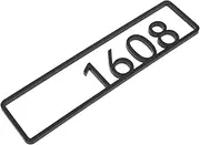 Angoily Creative House Number Sign Address Plaque for Home Hotels and Offices Modern Design for Easy Installation and Use