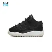 Air Jordan AJ11 Retro Low Black Gym Red White Toddler 505836-001