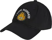 [Concept One] Garfield Dad Hat, Cotton Adjustable Baseball Cap with Curved Brim