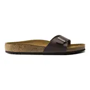 Birkenstock Madrid Birko-Flor Sandals - Regular - Dark Brown