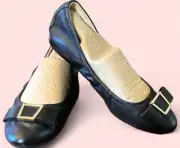 Cole Hahn Boco Black Womens Flats Floor Sample Size 8*